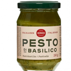 Деликатесный соус песто с базиликом Herkku Pesto Di Basilica 190г Деликатесный соус песто с базиликом Herkku Pesto Di Basilica 190г