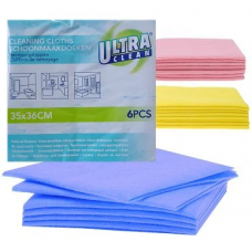 Салфетки для влажной уборки Ultra Clean 35х36 см 6шт Салфетки для влажной уборки Ultra Clean 35х36 см 6шт