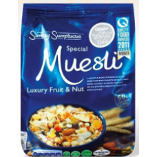 Мюсли Special Muesli Luxery Fruit & Nut 750г фрукты и орехи Мюсли Special Muesli Luxery Fruit & Nut 750г фрукты и орехи