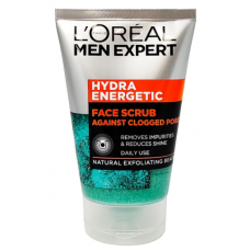 Очищающий гель-пилинг для лица L'Oreal Paris Men Expert Hydra Energetic 100 мл Очищающий гель-пилинг для лица L'Oreal Paris Men Expert Hydra Energetic 100 мл