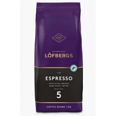 Кофе в зернах Lofbergs Espresso 5 ст.обжарки 1 кг Кофе в зернах Lofbergs Espresso 5 ст.обжарки 1 кг