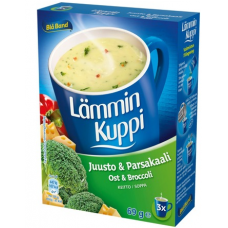 Сухой суп с брокколи Bla Band Lammin Kuppi uusto-Parsakaalikeitto 3X23г Сухой суп с брокколи Bla Band Lammin Kuppi uusto-Parsakaalikeitto 3X23г