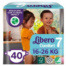 Подгузники Libero Comfort teippivaippa размер 7 на вес 16-26 кг, 40шт Подгузники Libero Comfort teippivaippa размер 7 на вес 16-26 кг, 40шт