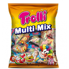 Жевательные конфеты Trolls Jelly Multi Mix 400г ассорти Жевательные конфеты Trolls Jelly Multi Mix 400г ассорти