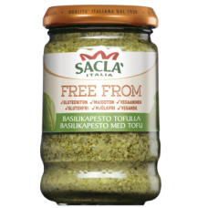 Соус песто Sacla Free from basilikapesto tofulla 190 г без лактозы и глютена Соус песто Sacla Free from basilikapesto tofulla 190 г без лактозы и глютена