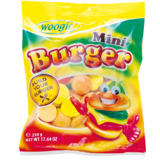 Жевательные конфеты Woogie Mini Burger 250г Жевательные конфеты Woogie Mini Burger 250г