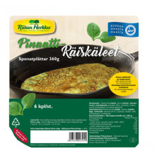 Шпинатные оладьи Riitan Herkku Pinaatti Raiskaleet 360г Шпинатные оладьи Riitan Herkku Pinaatti Raiskaleet 360г