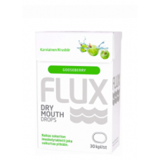 Мягкая фторидная пастилка FLUX DRY MOUTH DROPS 30 шт крыжовник Мягкая фторидная пастилка FLUX DRY MOUTH DROPS 30 шт крыжовник
