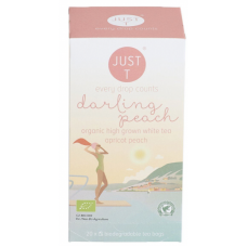 Органический белый чай с абрикосом и персиком JUST T DARLING PEACH BIO 20шт Органический белый чай с абрикосом и персиком JUST T DARLING PEACH BIO 20шт