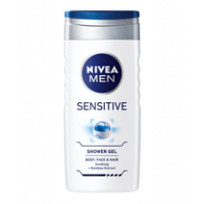 Гель для душа для тела, лица и волос NIVEA MEN Sensitive 250 мл Гель для душа для тела, лица и волос NIVEA MEN Sensitive 250 мл