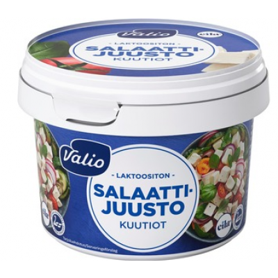 Салатные сырные кубики Valio Keittiön salaattijuusto kuutiot 180г без лактозы