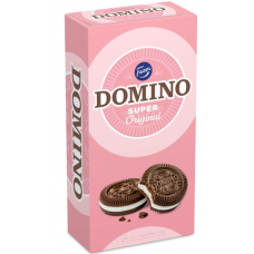 Печенье с начинкой со вкусом ванили Fazer Domino Super Original 345г 22шт Печенье с начинкой со вкусом ванили Fazer Domino Super Original 345г 22шт