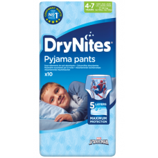 Трусики подгузники Huggies DryNites Pyjama pants 4-7лет 10шт для мальчиков Трусики подгузники Huggies DryNites Pyjama pants 4-7лет 10шт для мальчиков