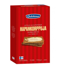 Хлебцы ржаные Oululainen Hapankorppu 740г Хлебцы ржаные Oululainen Hapankorppu 740г
