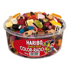 Жевательные конфеты Haribo Round Color Rado 1000г в банке Жевательные конфеты Haribo Round Color Rado 1000г в банке