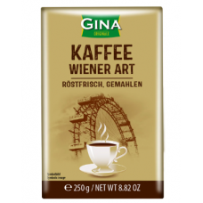 Кофе молотый Gina Kaffee Wiener Art 250г в мягкой упаковке Кофе молотый Gina Kaffee Wiener Art 250г в мягкой упаковке
