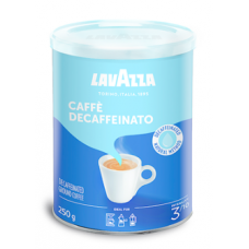 Молотый кофе без кофеина LAVAZZA Caffe Decaffeinato 250г в ж/б Молотый кофе без кофеина LAVAZZA Caffe Decaffeinato 250г в ж/б