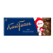 Плитка молочного шоколада Karl Fazer Avec 200 г Плитка молочного шоколада Karl Fazer Avec 200 г