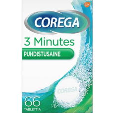 Таблетки для чистки протезов Corega 3 Minutes 66шт Таблетки для чистки протезов Corega 3 Minutes 66шт