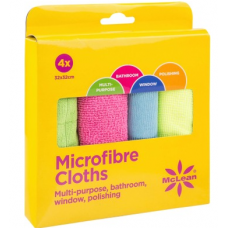 Набор салфеток из микрофибры Mclean Mikrofibre 32X32 см 4 шт Набор салфеток из микрофибры Mclean Mikrofibre 32X32 см 4 шт