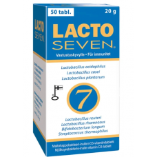 Витамины с молочнокислые бактериями Lactoseven 50 таблеток Витамины с молочнокислые бактериями Lactoseven 50 таблеток