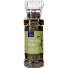 Специя от шеф-повара Rainbow 5 Pepper & Chef 85г смесь перцев Специя от шеф-повара Rainbow 5 Pepper & Chef 85г смесь перцев