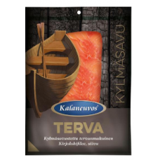 Филе радужной форели холодного копчения со вкусом копчения Kalaneuvos terva 100г Филе радужной форели холодного копчения со вкусом копчения Kalaneuvos terva 100г