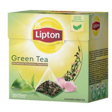 Зеленый чай в пирамидках Lipton Green Pyramid 20шт с лепестками роз Зеленый чай в пирамидках Lipton Green Pyramid 20шт с лепестками роз