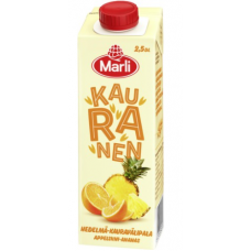 Напиток овсяный Marli Kauranen Appelsiini-Ananasjuoma Апельсин-Ананас 0,25л Напиток овсяный Marli Kauranen Appelsiini-Ananasjuoma Апельсин-Ананас 0,25л