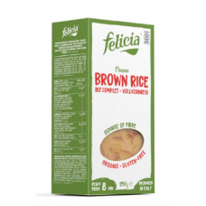 Органическая паста из цельнозернового риса FELICIA 250г без глютена Органическая паста из цельнозернового риса FELICIA 250г без глютена