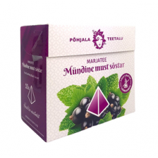 Чай с мятой и черной смородиной POHJALA TEETALU Mundine Must Sostar 10x2,5г Чай с мятой и черной смородиной POHJALA TEETALU Mundine Must Sostar 10x2,5г