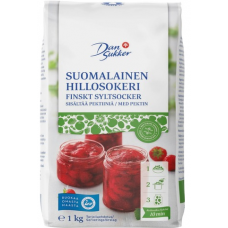 Сахар для варенья Dansukker Suomalainen Hillosokeri 1 кг Сахар для варенья Dansukker Suomalainen Hillosokeri 1 кг