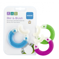 Жевательное кольцо Ainu Mam Bite & Brush 1шт Жевательное кольцо Ainu Mam Bite & Brush 1шт