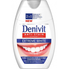 Зубная паста + жидкость для полоскания рта Denivit 2In1 Extreme White 75мл Зубная паста + жидкость для полоскания рта Denivit 2In1 Extreme White 75мл