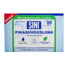 Салфетки для уборки Sini Pikasiivousliina 20шт Салфетки для уборки Sini Pikasiivousliina 20шт