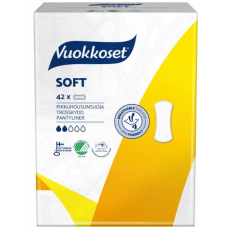 Ежедневные прокладки Vuokkoset Soft Pikkuhousunsuoja 42шт Ежедневные прокладки Vuokkoset Soft Pikkuhousunsuoja 42шт