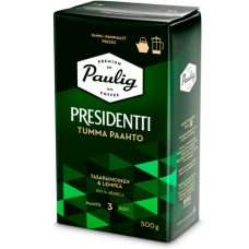 Кофе молотый Paulig Presidentti Tumma Paahto 500г Кофе молотый Paulig Presidentti Tumma Paahto 500г