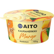 Овсяный йогурт с манго Fazer Aito Kauraherkku Mango 150г Овсяный йогурт с манго Fazer Aito Kauraherkku Mango 150г