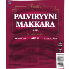 Колбаски Pouttu Palviryyni makkara 400г без лактозы Колбаски Pouttu Palviryyni makkara 400г без лактозы