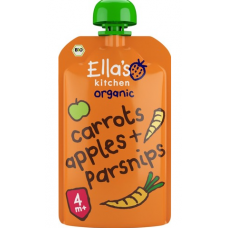 Органическое фруктово-овощное пюре Ella's Kitchen Carrots apples parsnips 120г с 4 месяцев Органическое фруктово-овощное пюре Ella's Kitchen Carrots apples parsnips 120г с 4 месяцев