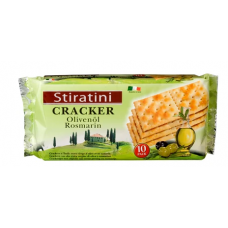 Крекеры Stiratini Cracker Olivenol & Rosmarien 250г с оливковым маслом и розмарином Крекеры Stiratini Cracker Olivenol & Rosmarien 250г с оливковым маслом и розмарином