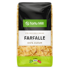 Паста из твердых сортов Фарфалле TARTU MILL Farfalle 500г Паста из твердых сортов Фарфалле TARTU MILL Farfalle 500г