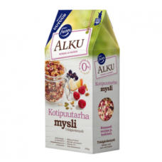Мюсли с ягодами и фруктами Fazer Alku Home Garden 375г Мюсли с ягодами и фруктами Fazer Alku Home Garden 375г