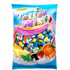 Ириски с фруктовыми вкусами Woogie Toffee Mix 1кг Ириски с фруктовыми вкусами Woogie Toffee Mix 1кг