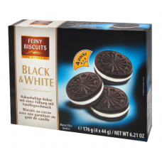 Печенье Feiny Biscuits Black & White 176г 4х44г в коробке Печенье Feiny Biscuits Black & White 176г 4х44г в коробке