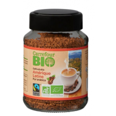 Кофе растворимый Carrefour Bio Cafe Amerique Latine Pur Arabica 100 г Кофе растворимый Carrefour Bio Cafe Amerique Latine Pur Arabica 100 г