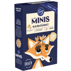 Цельнозерновые овсяные звездочки Fazer Minis kauratahdet 400г Цельнозерновые овсяные звездочки Fazer Minis kauratahdet 400г