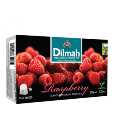 Черный цейлонский чай со вкусом малины Dilmah 20х1.5г Черный цейлонский чай со вкусом малины Dilmah 20х1.5г