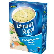 Сухой суп с голубым сыром Bla Band Lammin Kuppi Sinihomejuustokeitto 3X21г Сухой суп с голубым сыром Bla Band Lammin Kuppi Sinihomejuustokeitto 3X21г