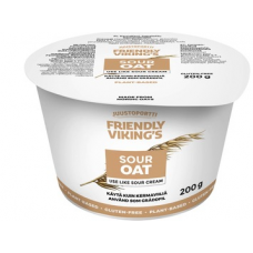 Овсяная сметана Juustoportti Friendly Viking's Sour Oat 200г Овсяная сметана Juustoportti Friendly Viking's Sour Oat 200г